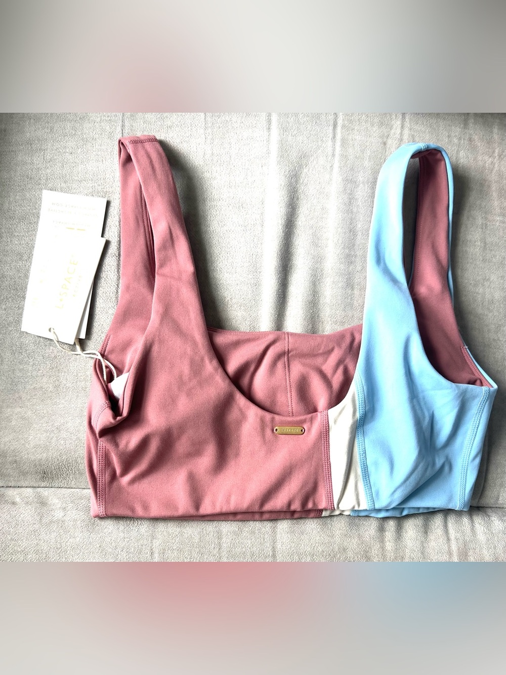 L*SPACE Make Waves Matching Set in Rose Size XS NWT - Picture 4 of 13